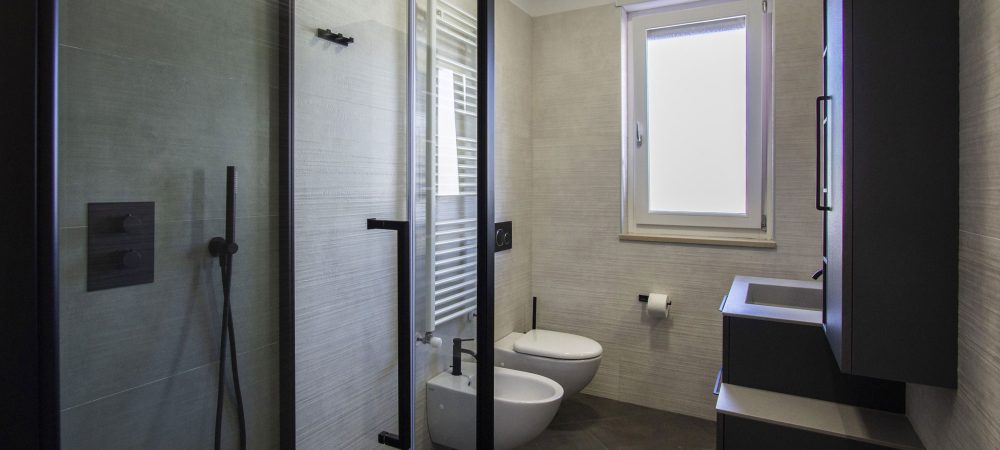 Bagno moderno progetto interior design Casa CC